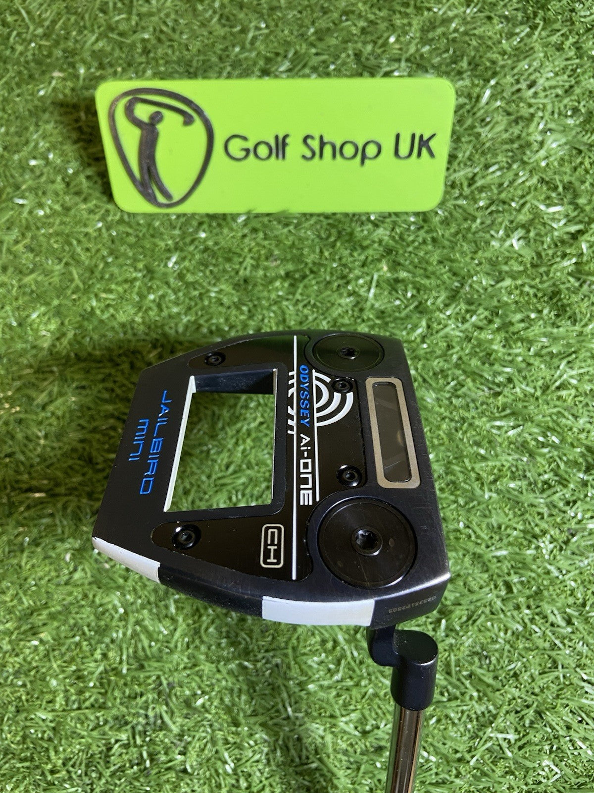 ODYSSEY AI ONE JAILBIRD MINI CH PUTTER STROKE LAB 33”