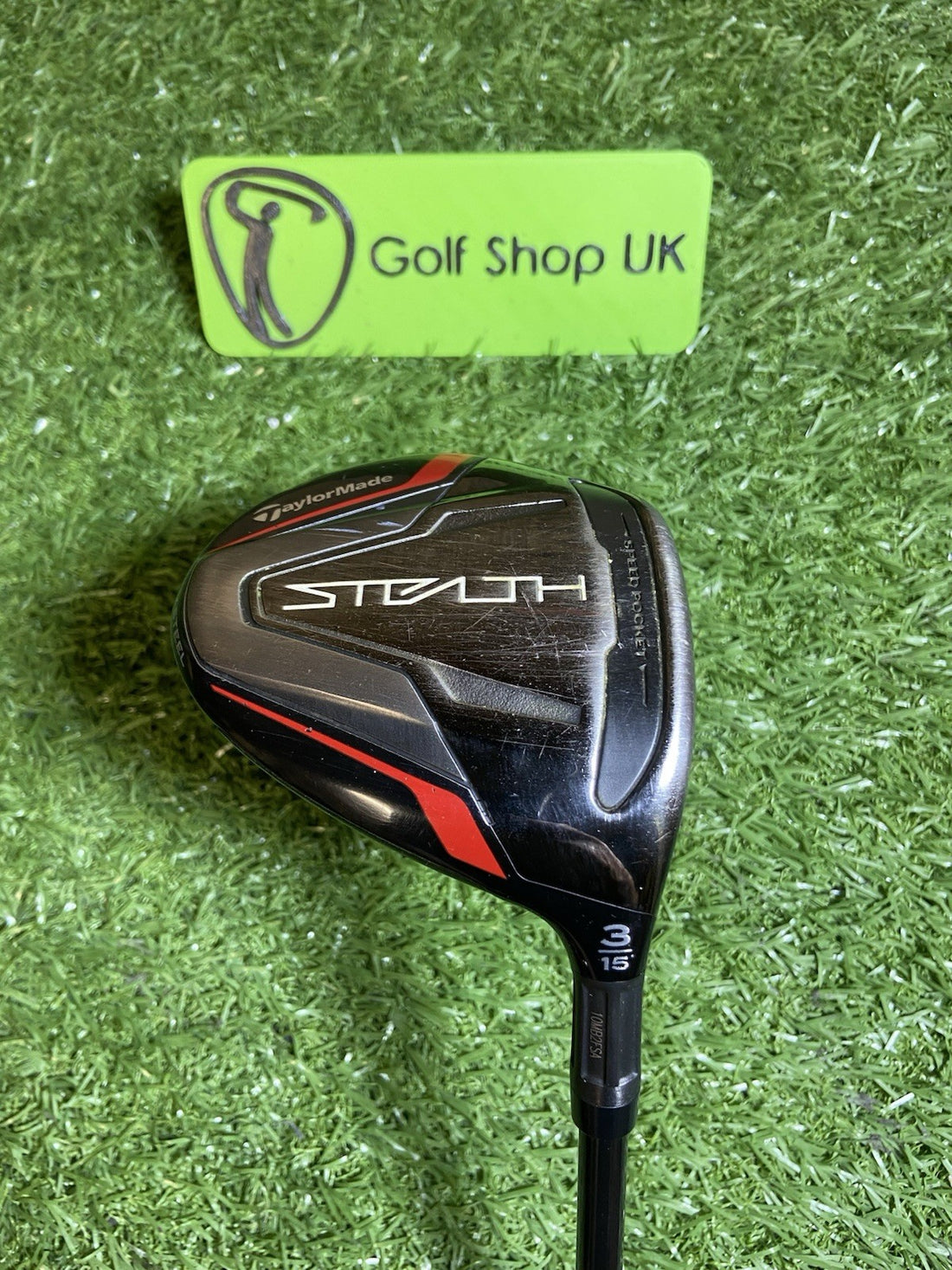TAYLORMADE STEALTH #3 WOOD 15° VENTUS RED REGULAR FLEX