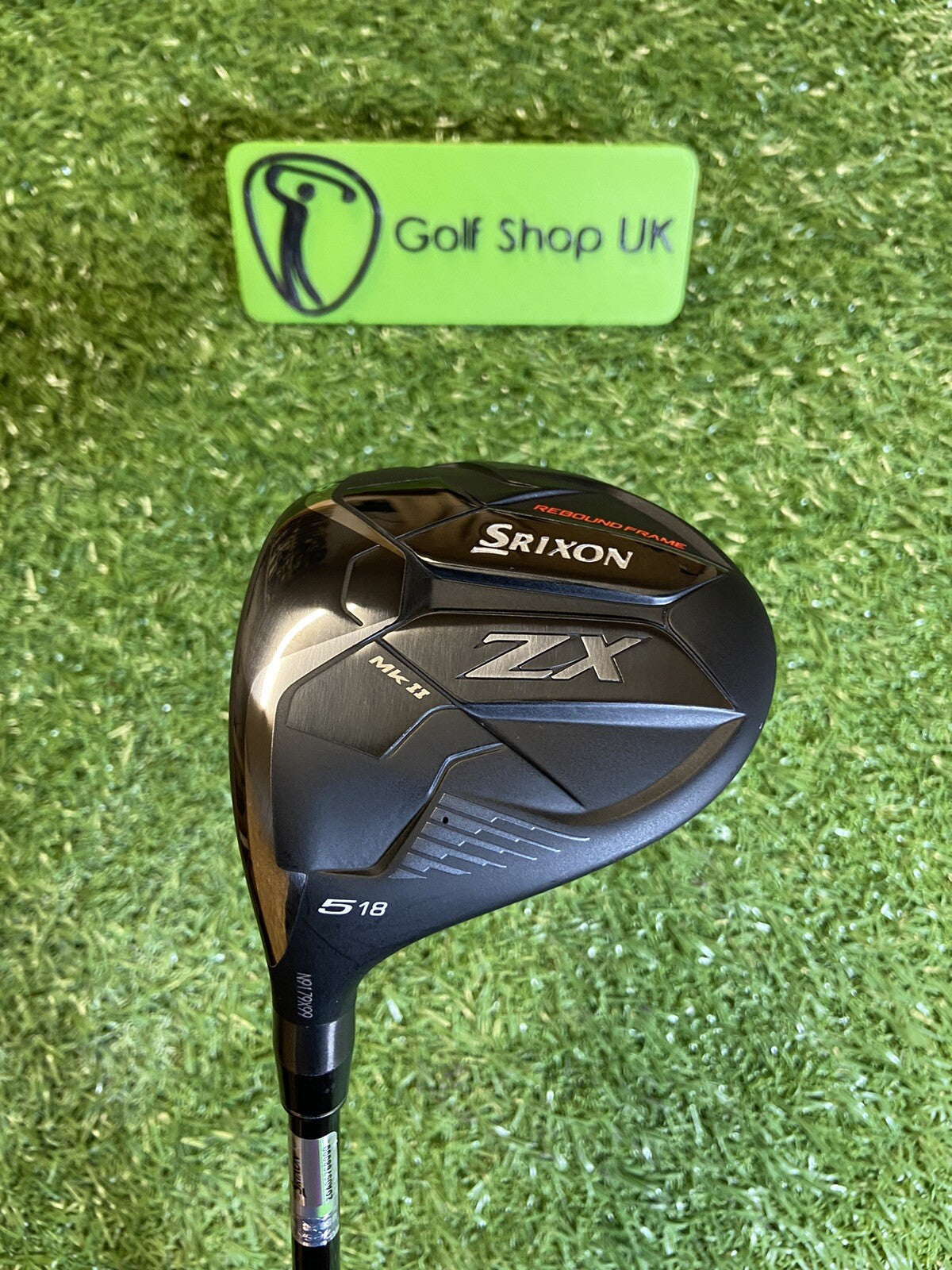 SRIXON ZX MK II #5 WOOD 18° HZRDUS SMOKE RDX 5.5 REGULAR FLEX FLEX LEFT HANDED