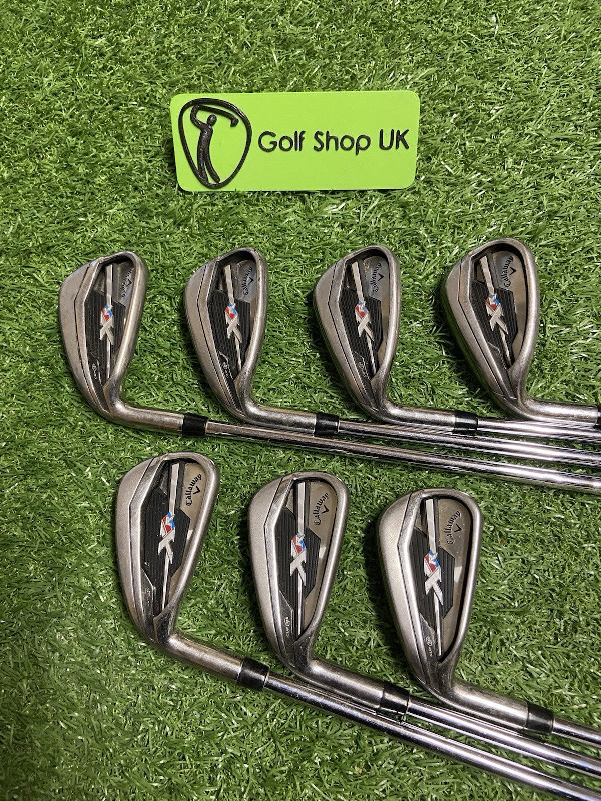CALLAWAY XR IRONS 4-PW SPEEDSTEP REGULAR FLEX LEFT HANDED