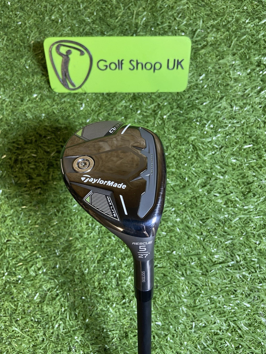 TAYLORMADE QI35 MAX LITE RESCUE #5 HYBRID 27° VANQUISH R2 SENIOR FLEX SHAFT