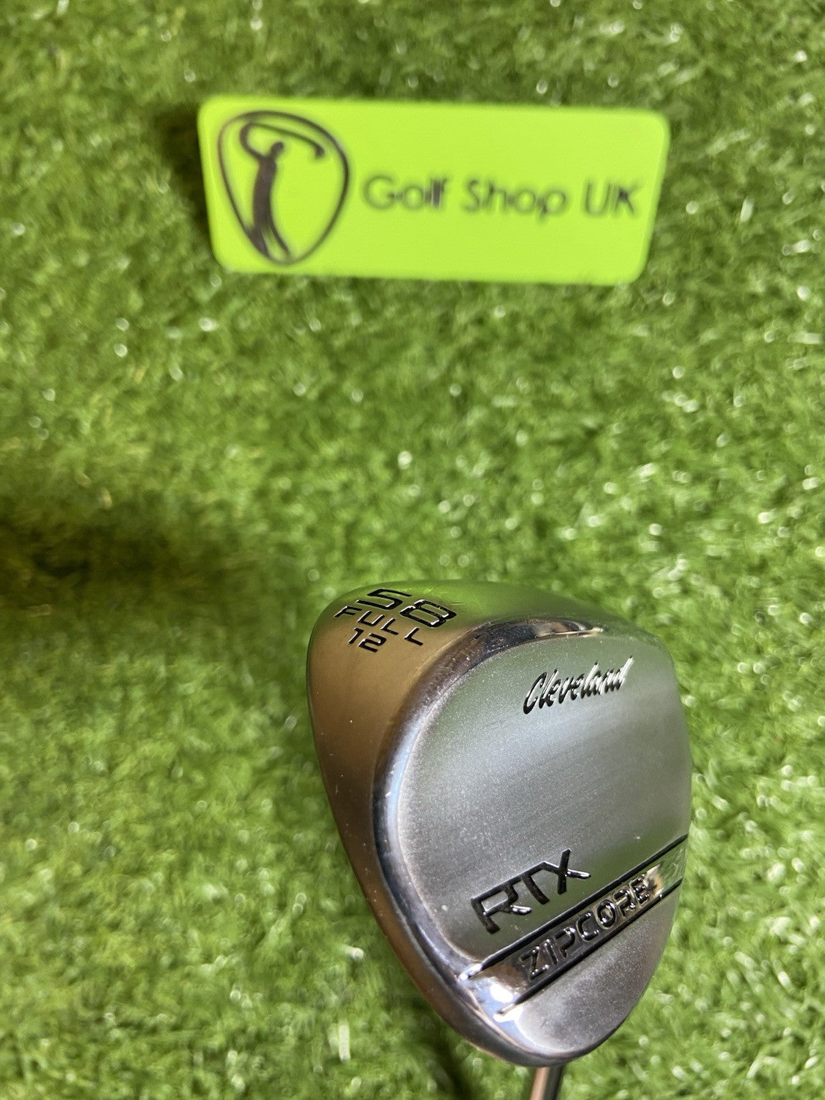 CLEVELAND RTX ZIPCORE 58° LOB WEDGE AMT WHITE S200 STIFF FLEX