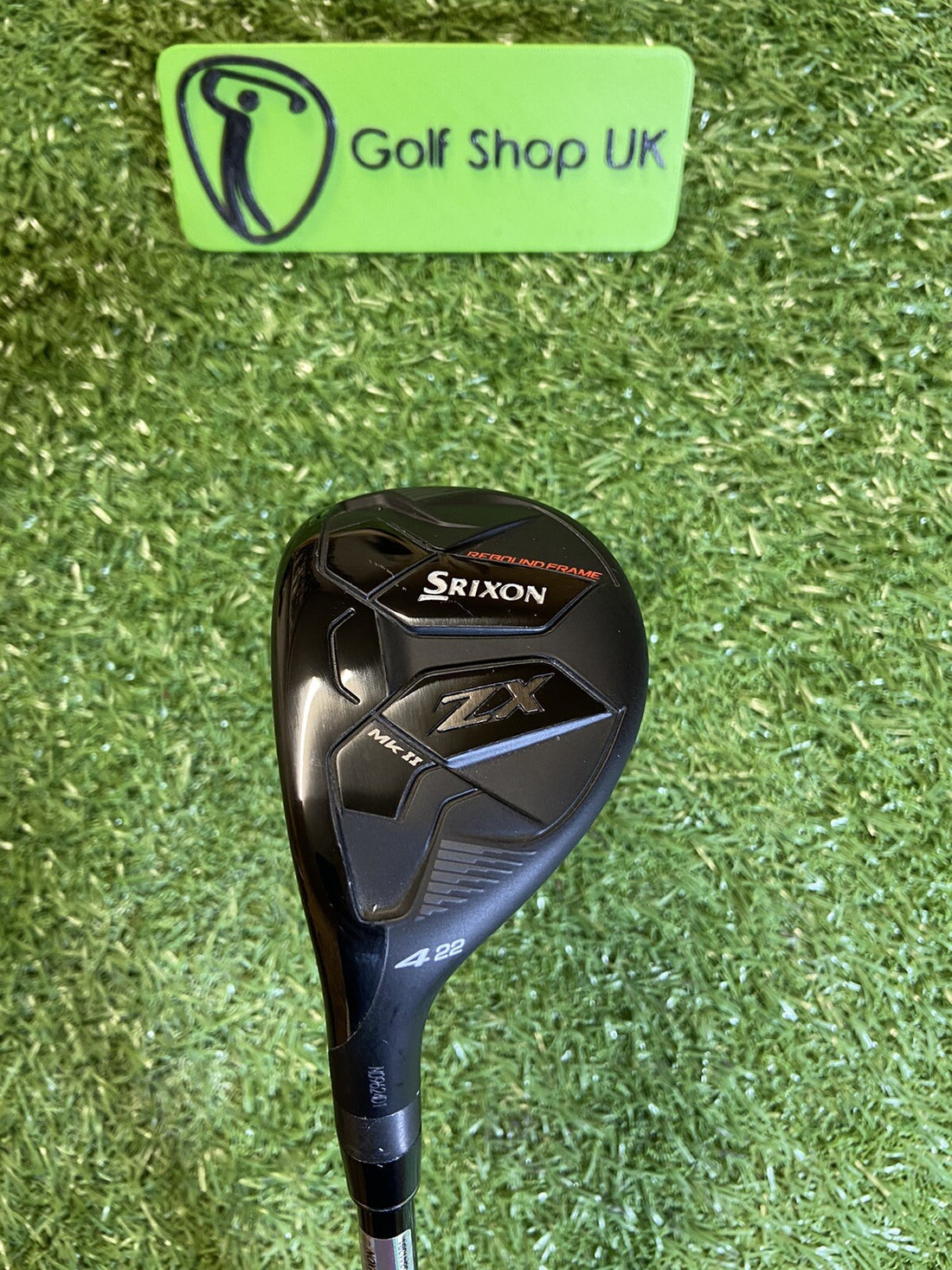 SRIXON ZX MK II #4 HYBRID 22° HZRDUS SMOKE RDX 5.5 REGULAR FLEX FLEX LEFT HANDED