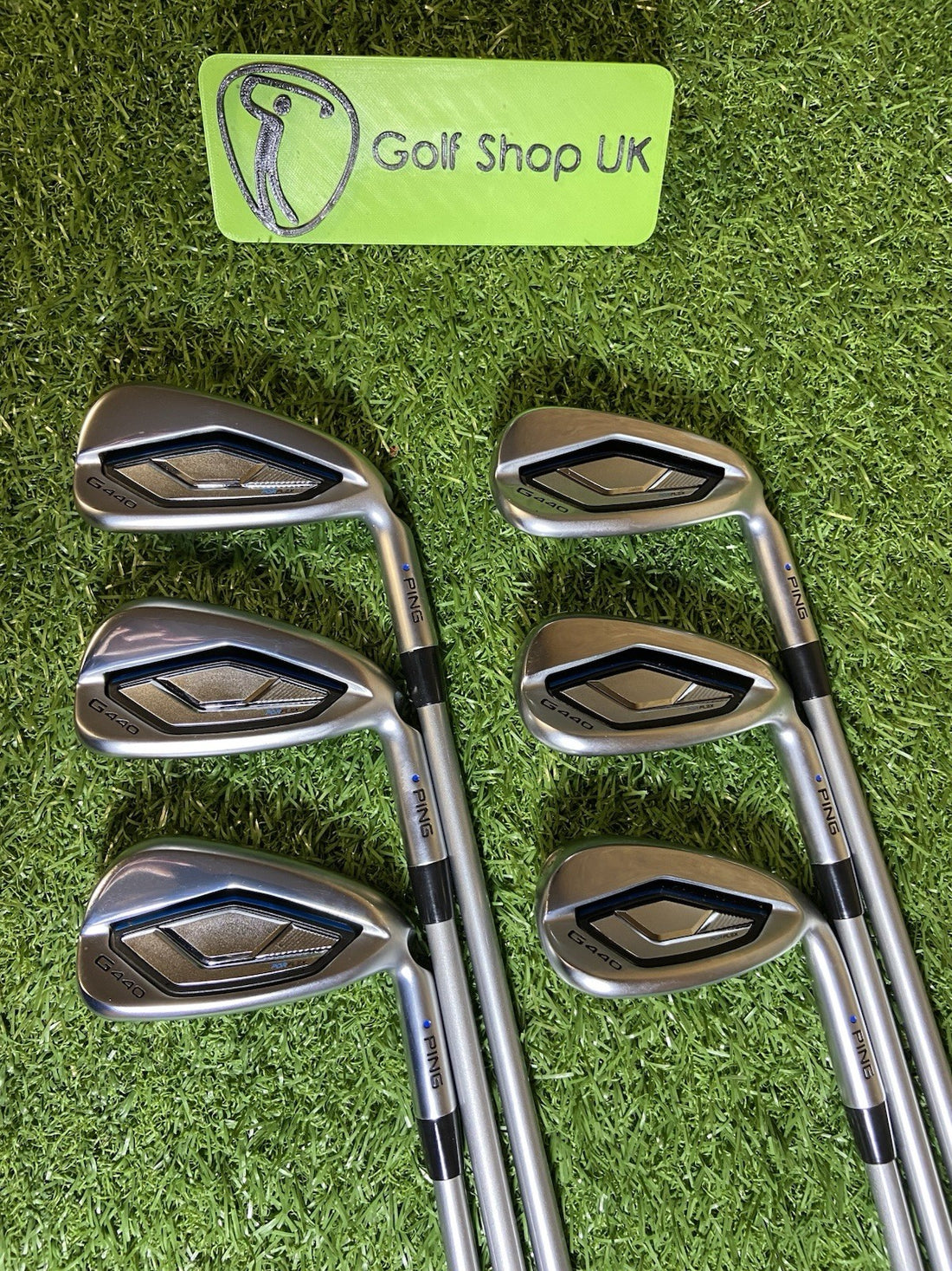 PING G440 IRONS 7-SW ALTA QUICK 35g SENIOR FLEX BLUE DOT