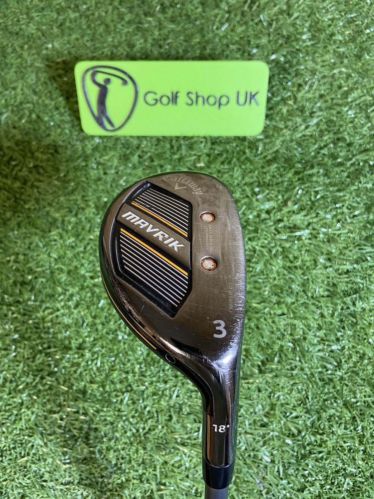 CALLAWAY MAVRIK #3 HYBRID 18° CATALYST 6.0 STIFF FLEX