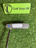 ODYSSEY AI ONE SILVER DOUBLE WIDE PUTTER STROKE LAB 34”