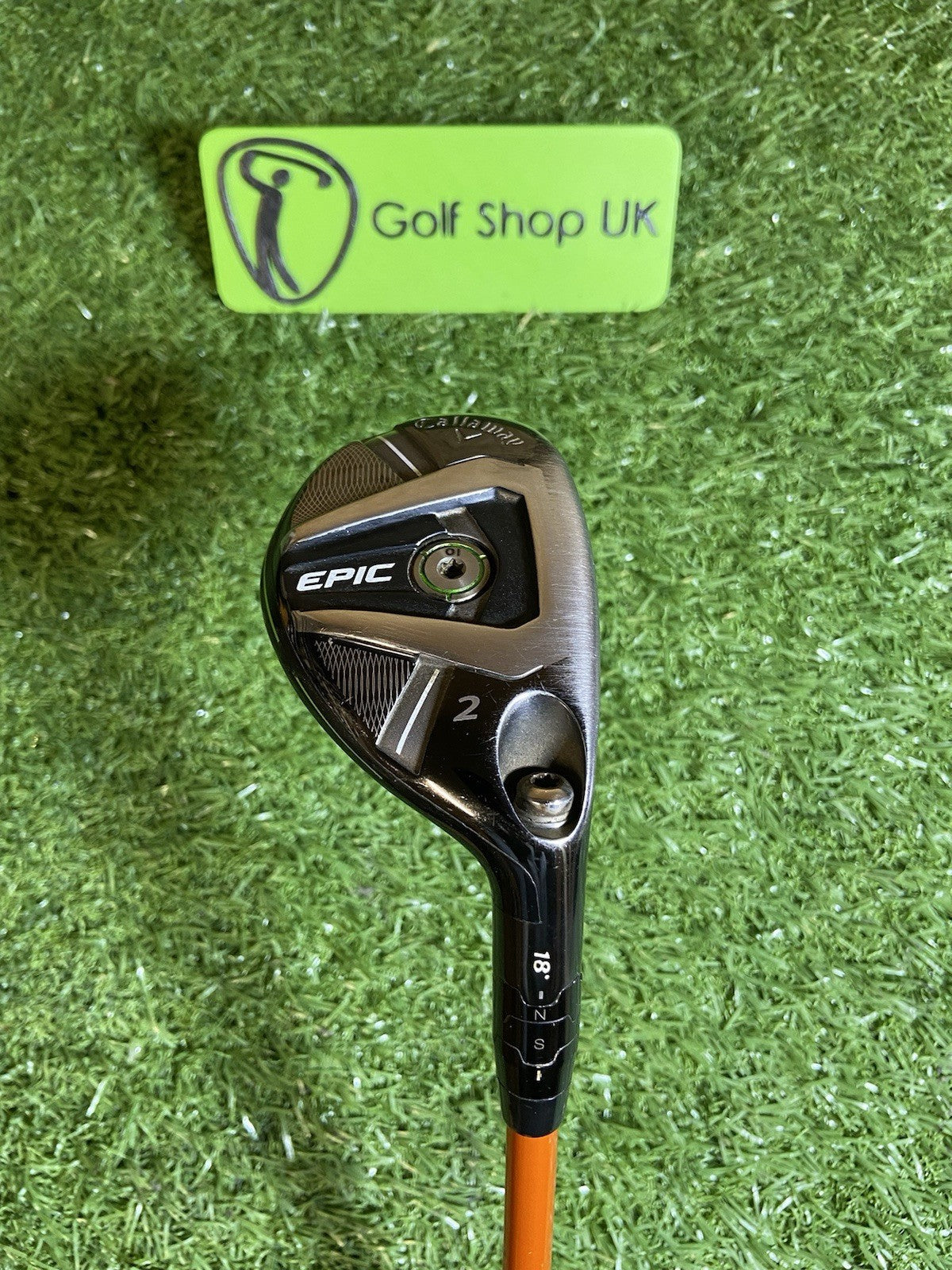 CALLAWAY EPIC #2 HYBRID 18° GRAPHITE DESIGN TOUR AD STIFF FLEX