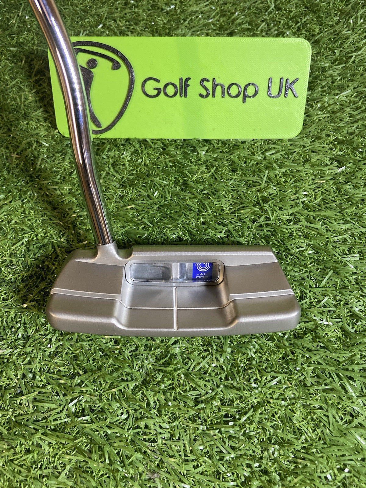 ODYSSEY AI ONE SILVER DOUBLE WIDE PUTTER STROKE LAB 34”